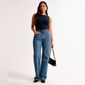 Abercrombie & Fitch Midrise 90s Straight Jeans